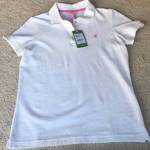 Lilly Pulitzer White Polo
